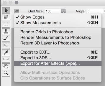 AE Export from Vanishing Point