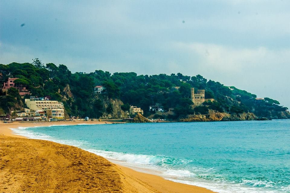 beach scene, with sensor dust